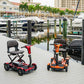 EV Rider TeQno - 4 Wheel Portable Travel E Scooter - 270W, Electric bikes, mobility scooters