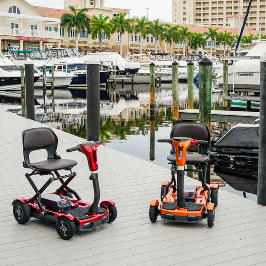 EV Rider TeQno - 4 Wheel Portable Travel E Scooter - 270W, Electric bikes, mobility scooters