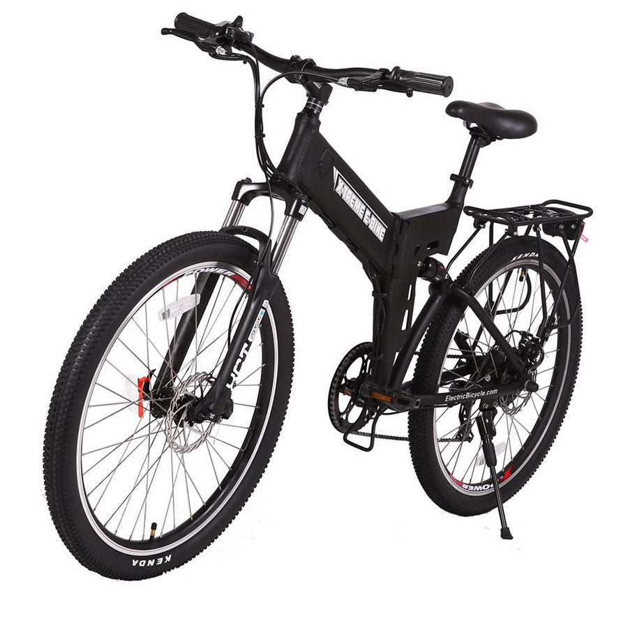 XTreme XCursion Elite 24 Volt Electric Folding Mountain Bicycle - Top Speed 20mph - 300W