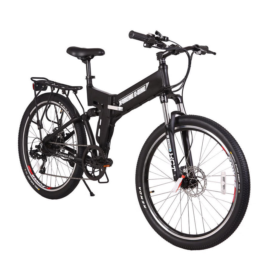 XTreme XCursion Elite 24 Volt Electric Folding Mountain Bicycle - Top Speed 20mph - 300W