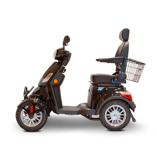 E-Wheels EW-46 4-Wheel Electric Mobility Scooter - Large Captain's Seat - 500W - Electric Whispering