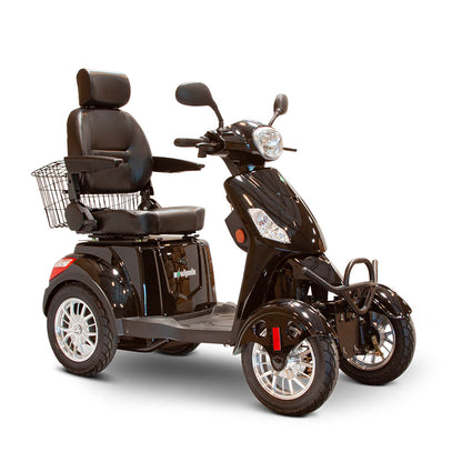 E-Wheels EW-46 4-Wheel Electric Mobility Scooter - Large Captain's Seat - 500W - Electric Whispering