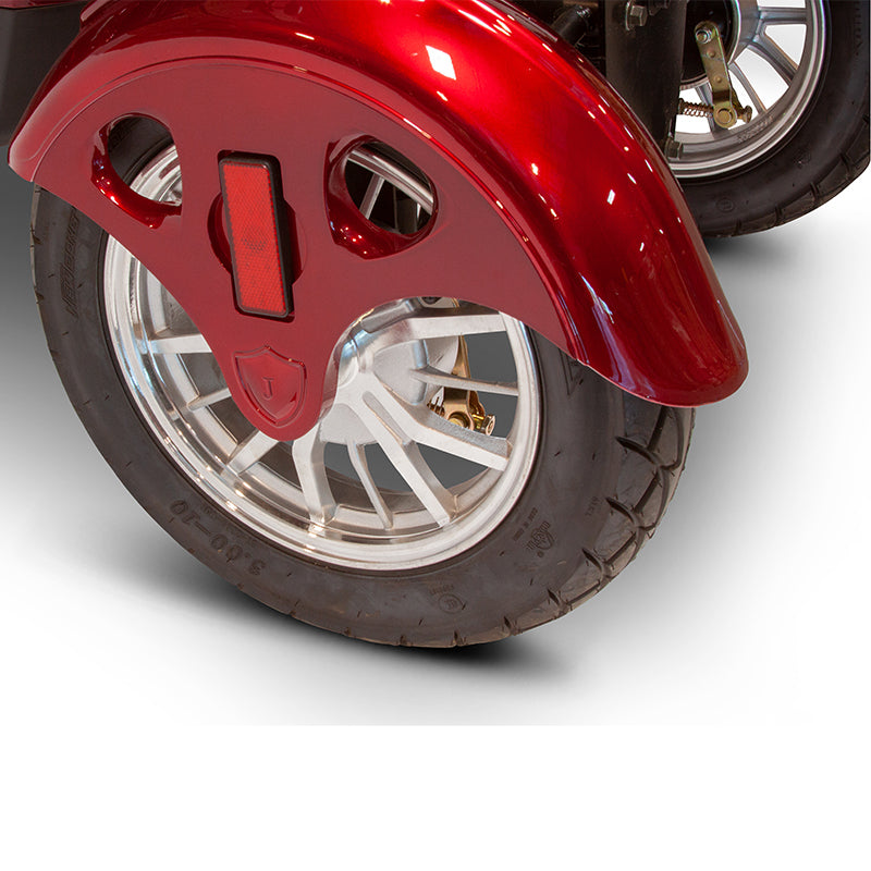 E-Wheels EW-46 4-Wheel Electric Mobility Scooter - Large Captain's Seat - 500W - Electric Whispering