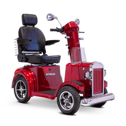 E-Wheels EW-Vintage - 4-Wheel E-Scooter - Top Speed 12mph - 500W