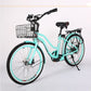 XTreme Malibu Elite 24 Volt Beach Cruiser Step Through Electric Bicycle - 300W, Electric bikes, mobility scooters