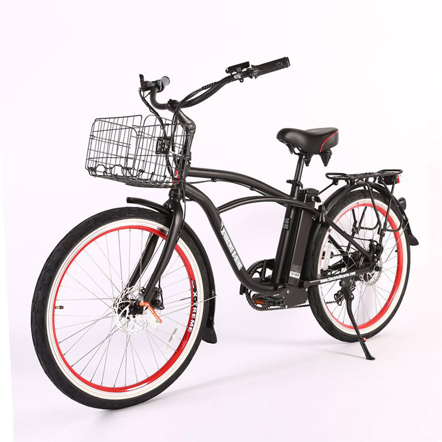 XTreme Newport Elite Max (Men's Style) - 36-Volt Beach Cruiser Electric Bicycle - Top Speed 20mph - 350W