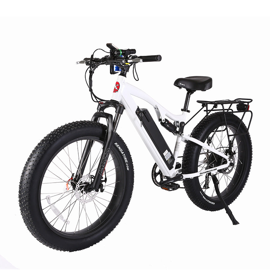 XTreme Rocky Road - 48-Volt Fat Tire Electric Mountain Bike - Top Speed 25mph - 500W